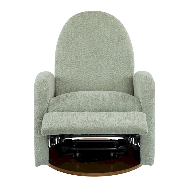 Fauteuil inclinable planeur pivotant à 360° – Rembourré en tissu avec mouvement de bascule