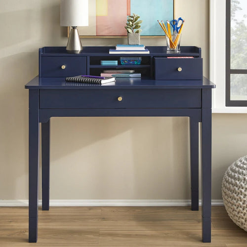 Lifestorey Keaton Desk with Hutch