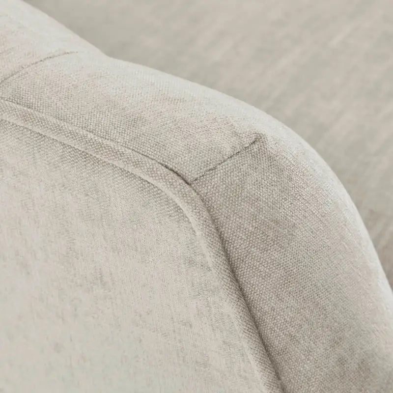Fauteuil d'appoint pivotant à 360° avec dossier capitonné