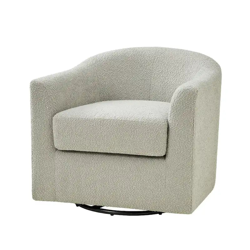 Fauteuil pivotant ergonomique moderne – Rembourré en tissu doux