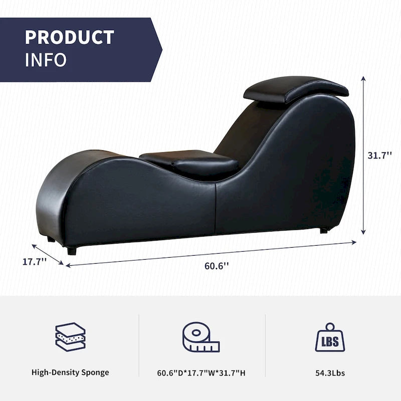 Chaise longue de yoga ergonomique incurvée pour l'étirement, l'exercice et la relaxation