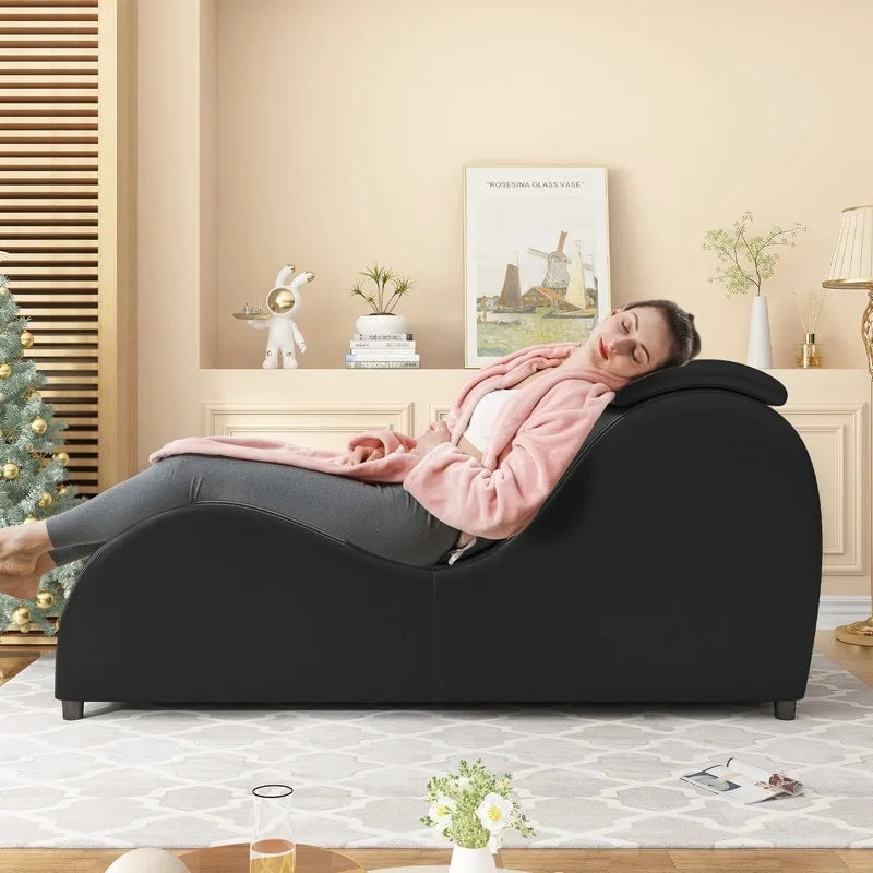 Chaise longue de yoga ergonomique incurvée pour l'étirement, l'exercice et la relaxation