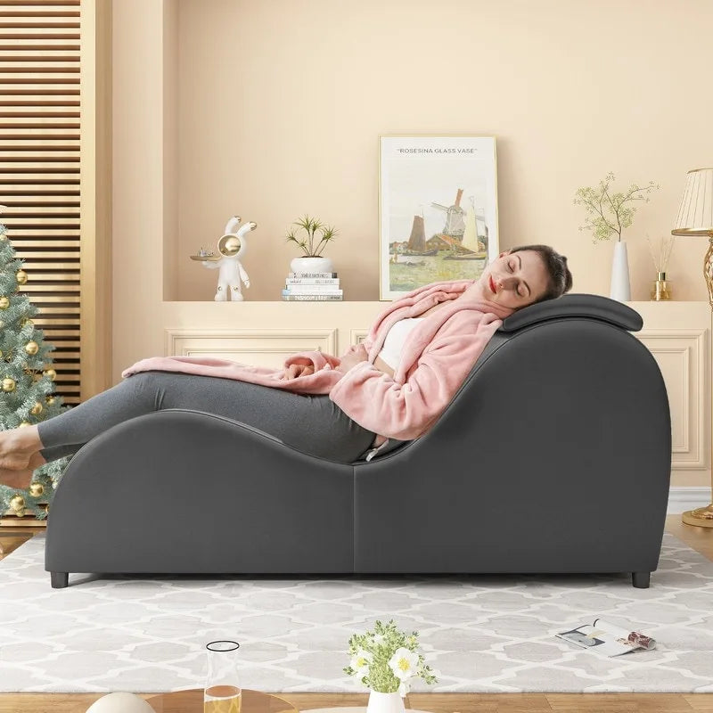 Chaise longue de yoga ergonomique incurvée pour l'étirement, l'exercice et la relaxation