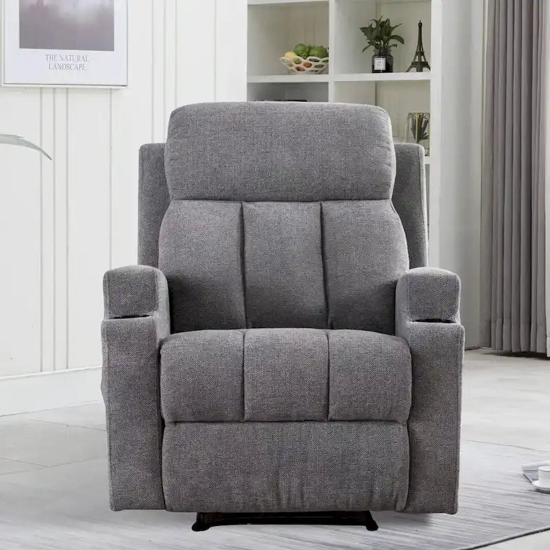 Fauteuil inclinable manuel avec fonction massage et chauffage