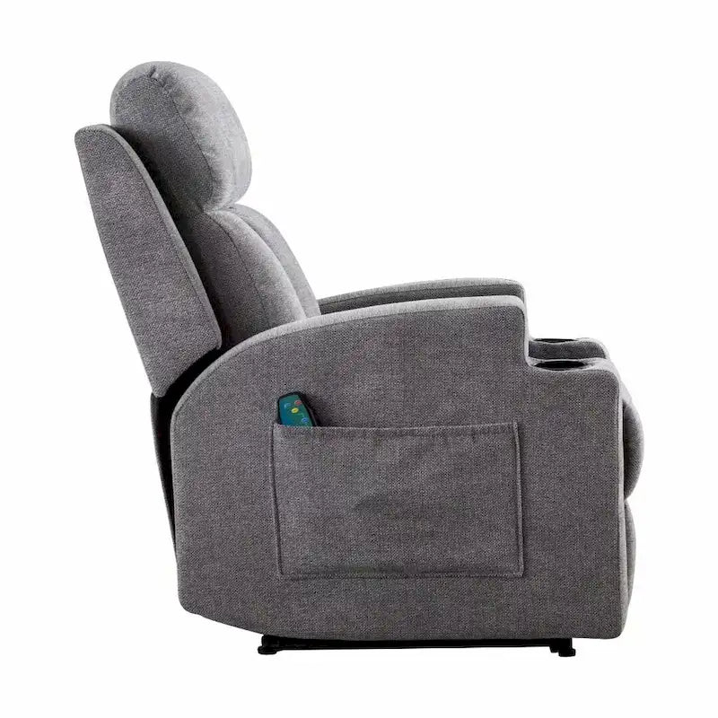 Fauteuil inclinable manuel avec fonction massage et chauffage