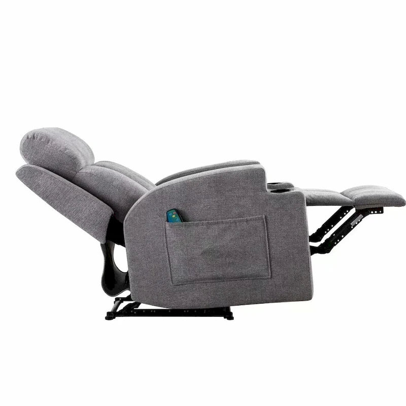 Fauteuil inclinable manuel avec fonction massage et chauffage