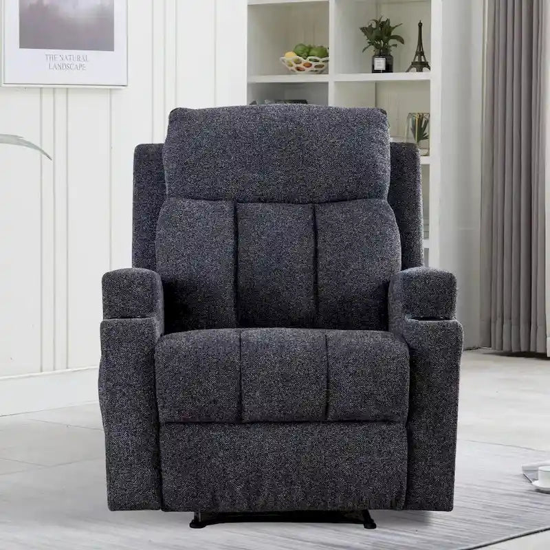 Fauteuil inclinable manuel avec fonction massage et chauffage