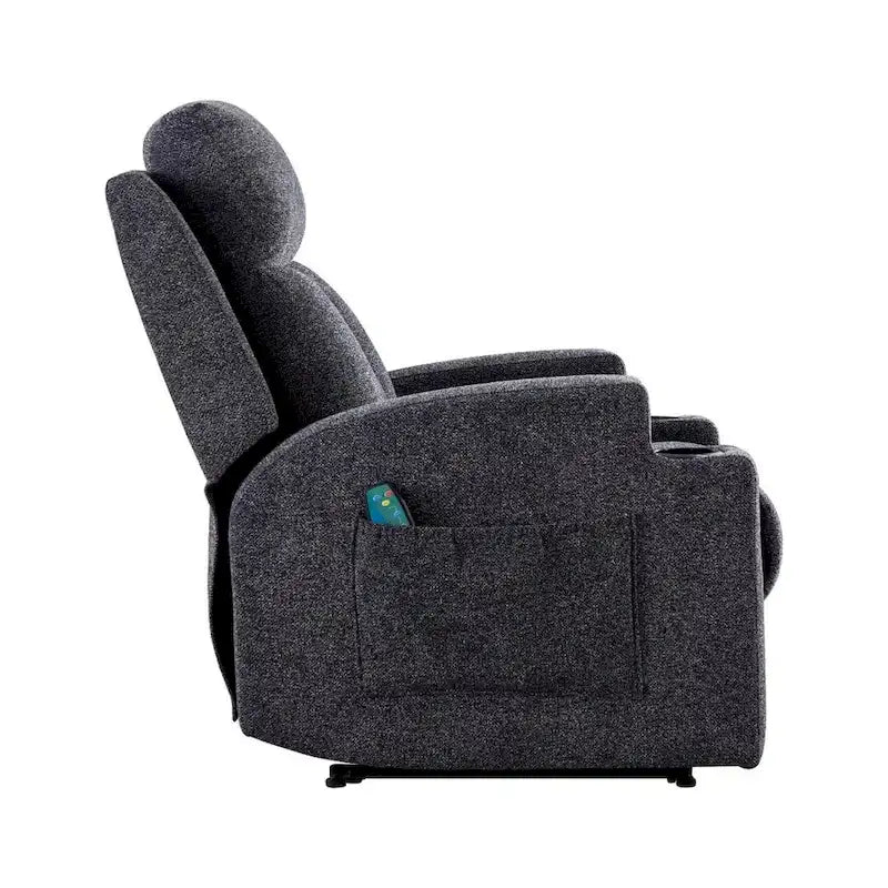 Fauteuil inclinable manuel avec fonction massage et chauffage