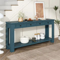 Console Table/Sofa Table with Storage Drawers and Bottom Shelf